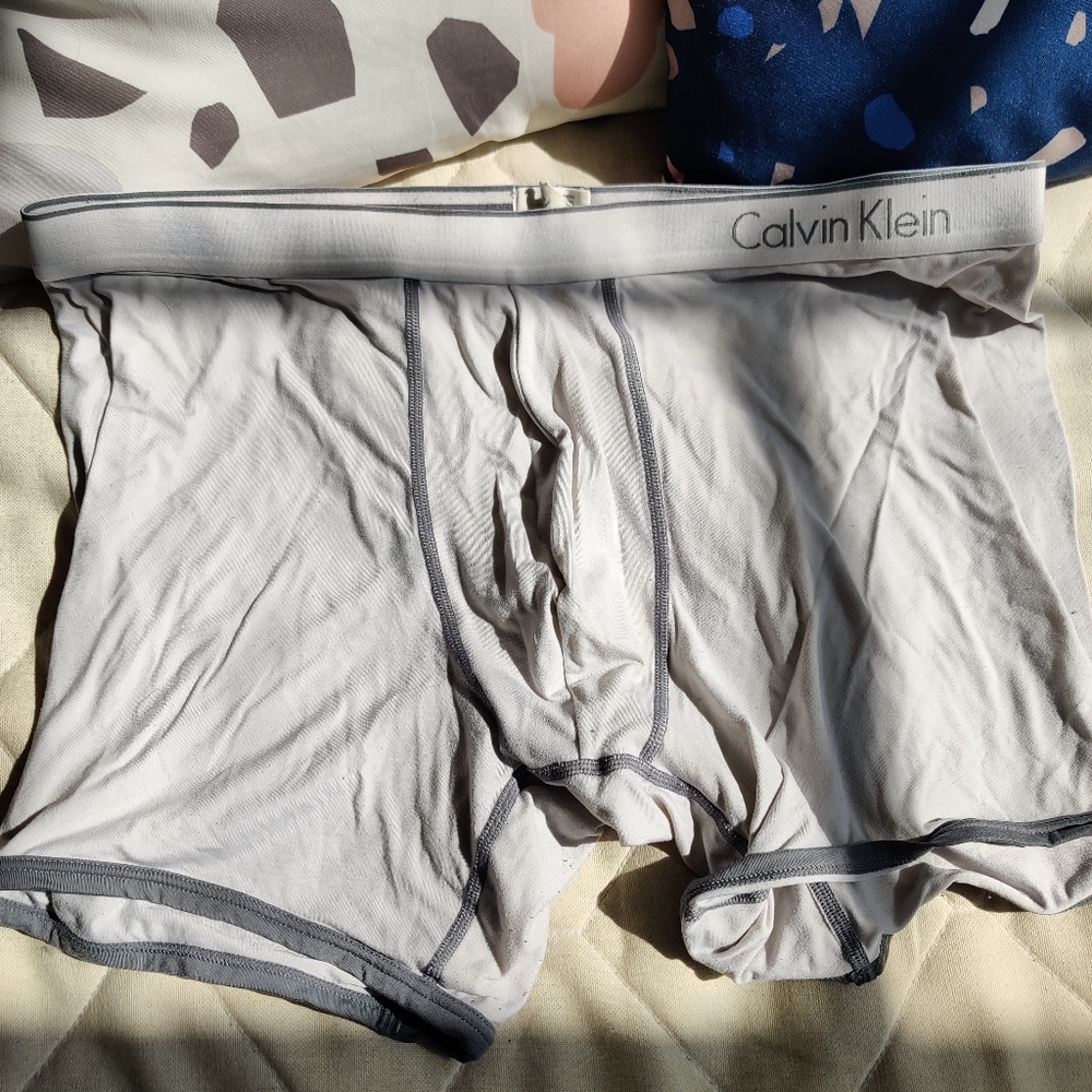 Calvin Klein One microfiber boxer briefs, L, white